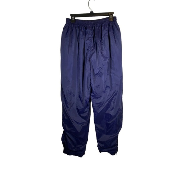 Wilson men's size Large blue lined windbreaker nylon warmup track running pant - Picture 1 of 6